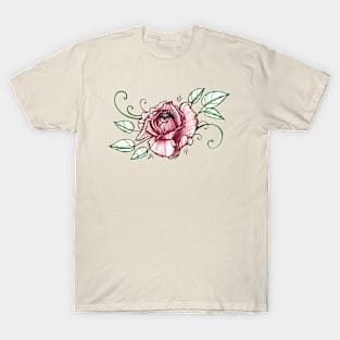 all seeing rose, eye in flower tattoo shirt T-Shirt